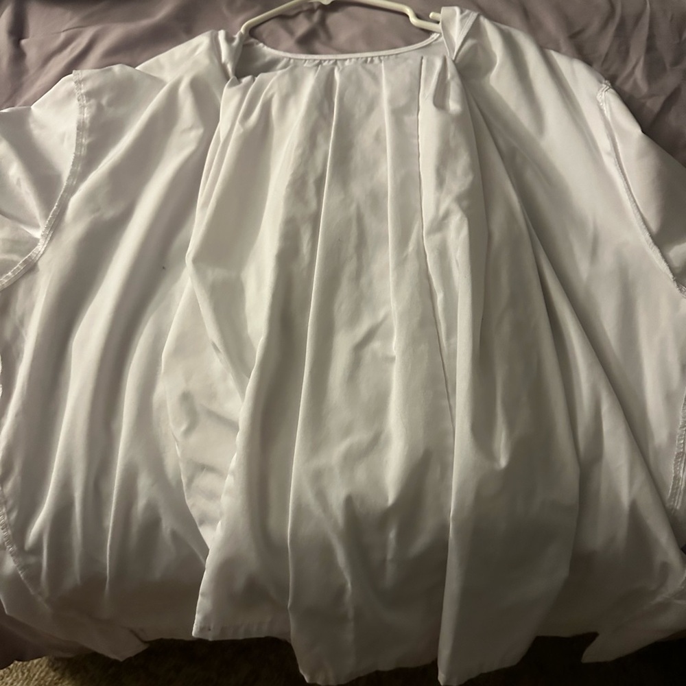 White scrub set for nursing graduation!!